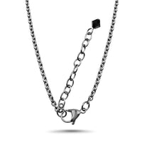 Jet Black Swarovski Crystal Necklace - Creative Jewelry by Marcia - Asymmetrical Jewelry - Timeless Jewelry